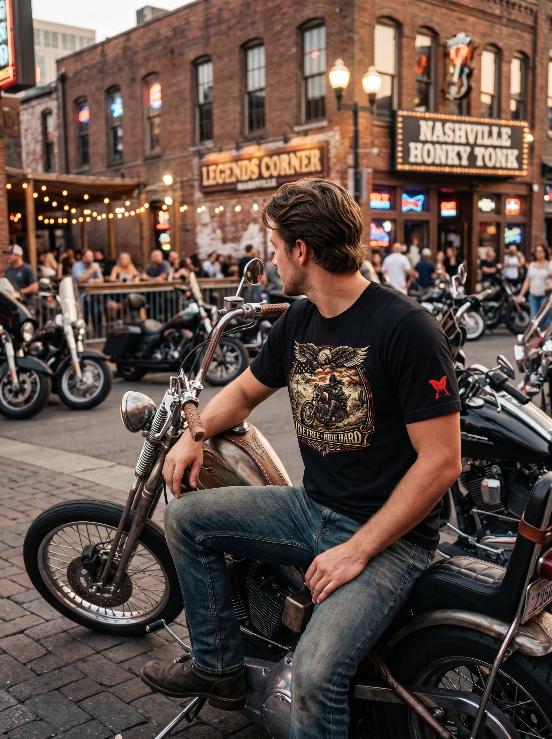 American Biker Culture - T-shirt