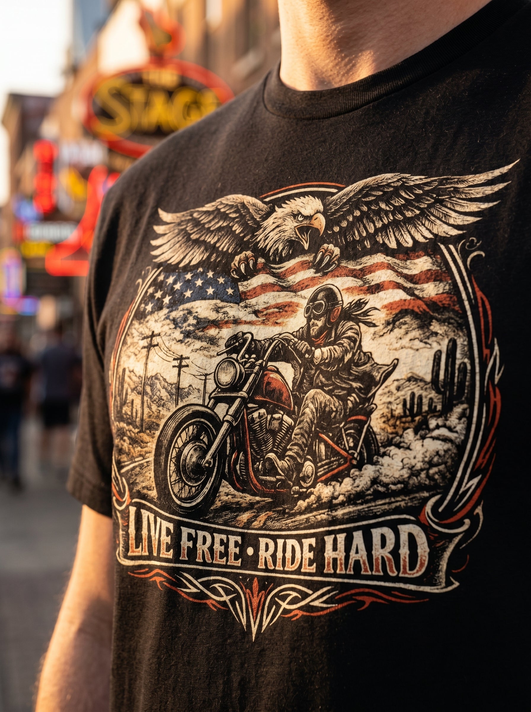 American Biker Culture - T-shirt