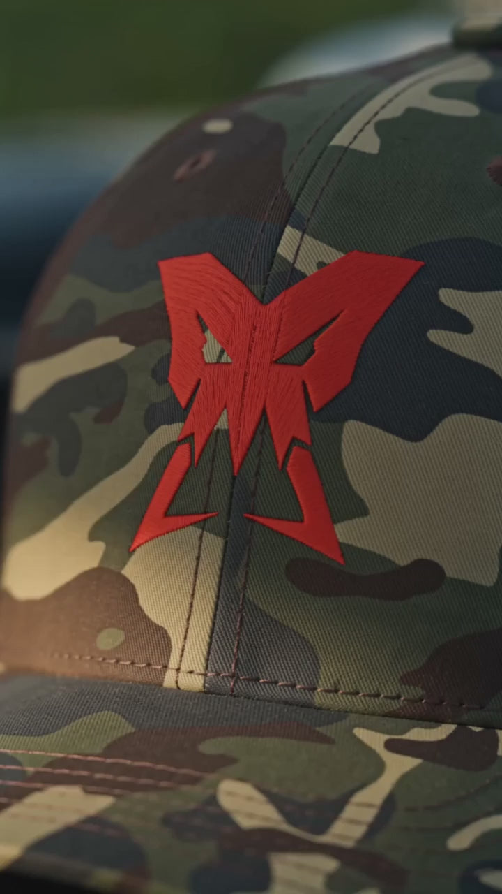 Camouflage trucker hat